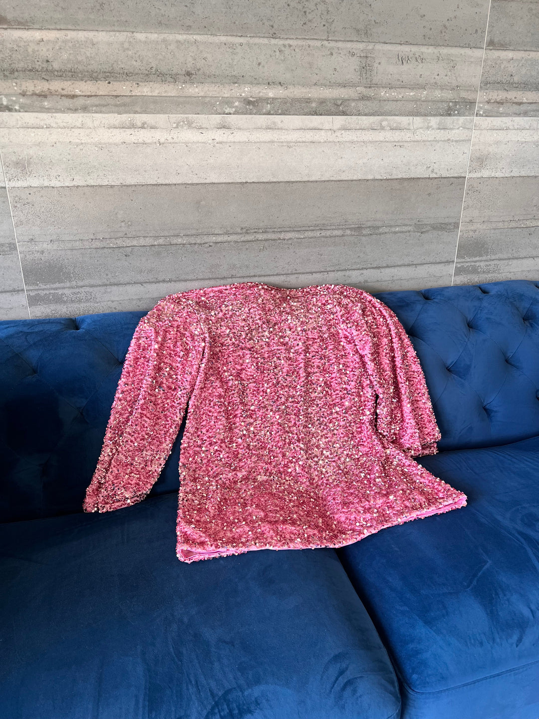 Image of Sequin dress with a bow