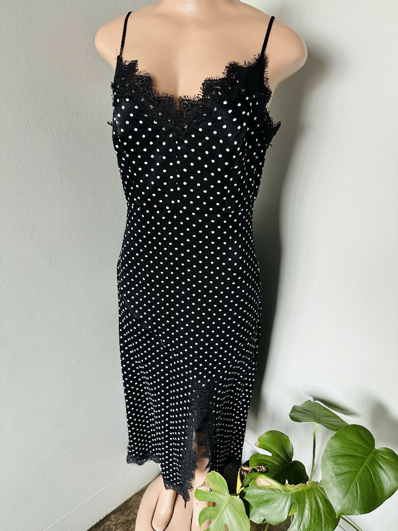 Forever New Polka Dot Silk Dress – WISI-Oi