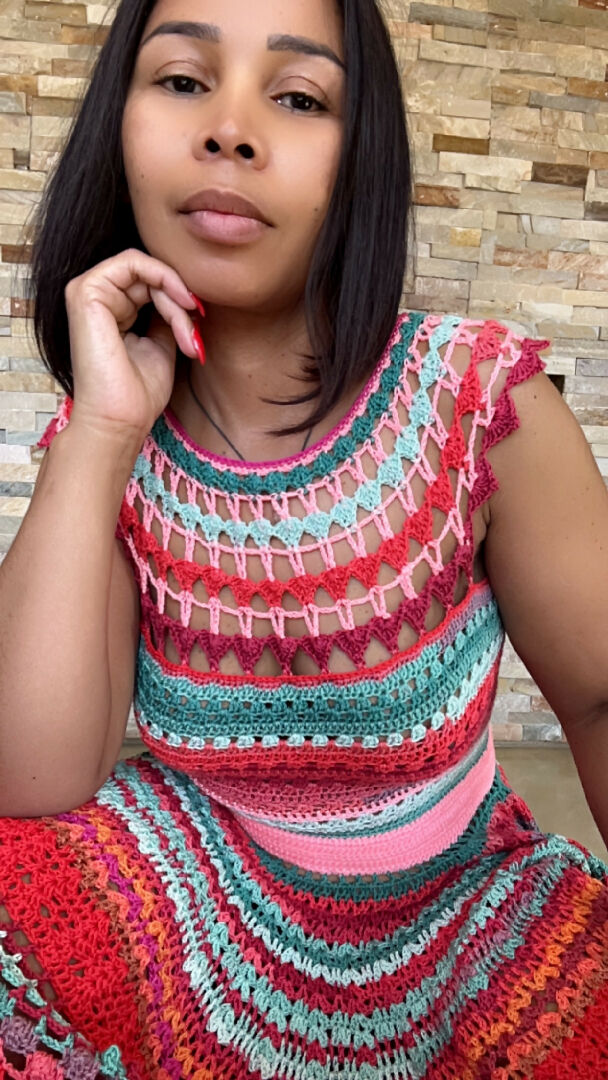 Crochet Flair Dress – WISI-Oi