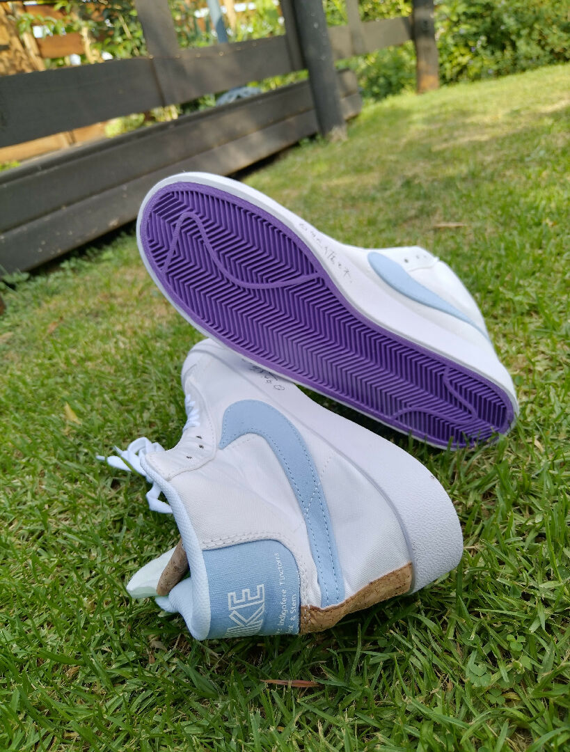 nike blazer royal qs white