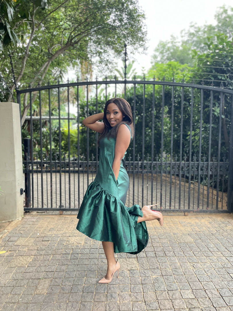 slim fit dress slacks GREEN WITH ENVY RHINESTONE MAXI DRESS  AKIRA