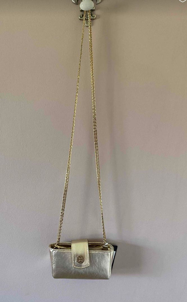 Gold leather Handbag