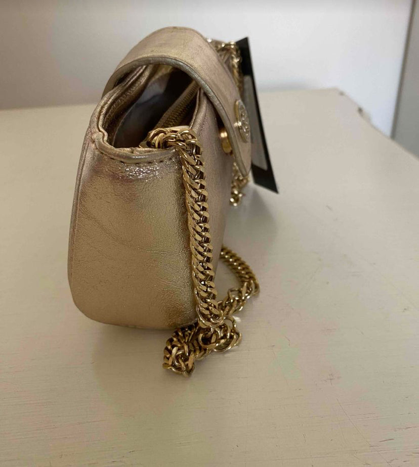Gold leather Handbag