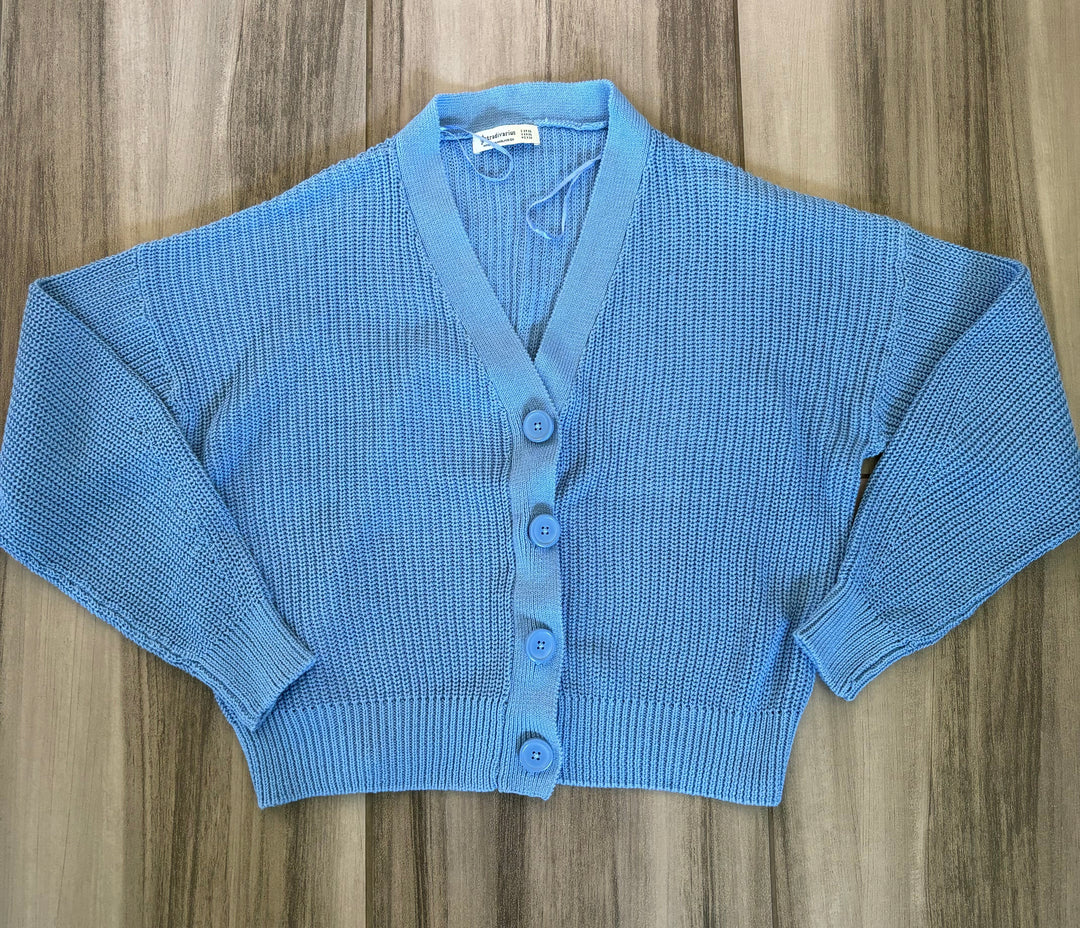 Image of knitted Blue Sweater XS