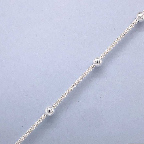 Image of 925 Silver Popcorn Bracelet