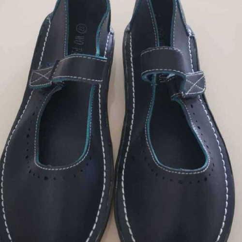 Image of Navy Flat Shoes