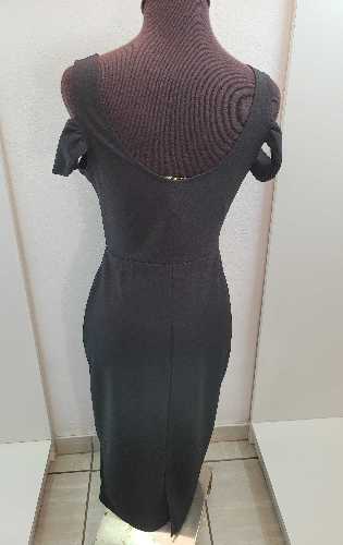 Image of Black Sleeveless Dress