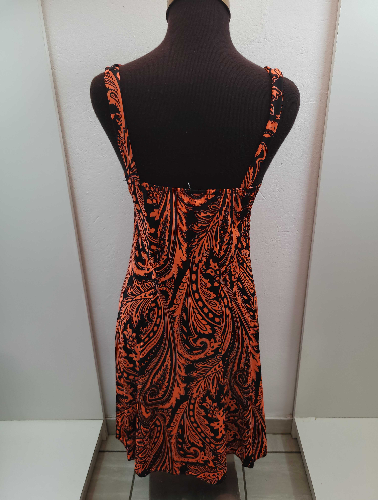Image of Black Sleeveless Lycra Dress
