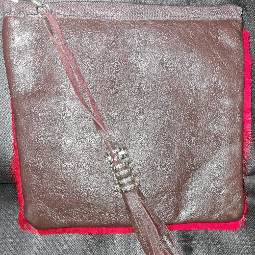 Image of Leather Clutch Bag
