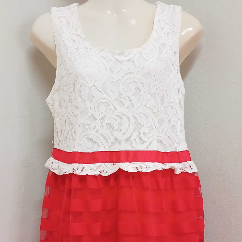 Image of Beautiful Summer Lace Red