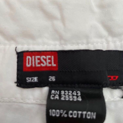 Image of Diesel White Cargo Pants