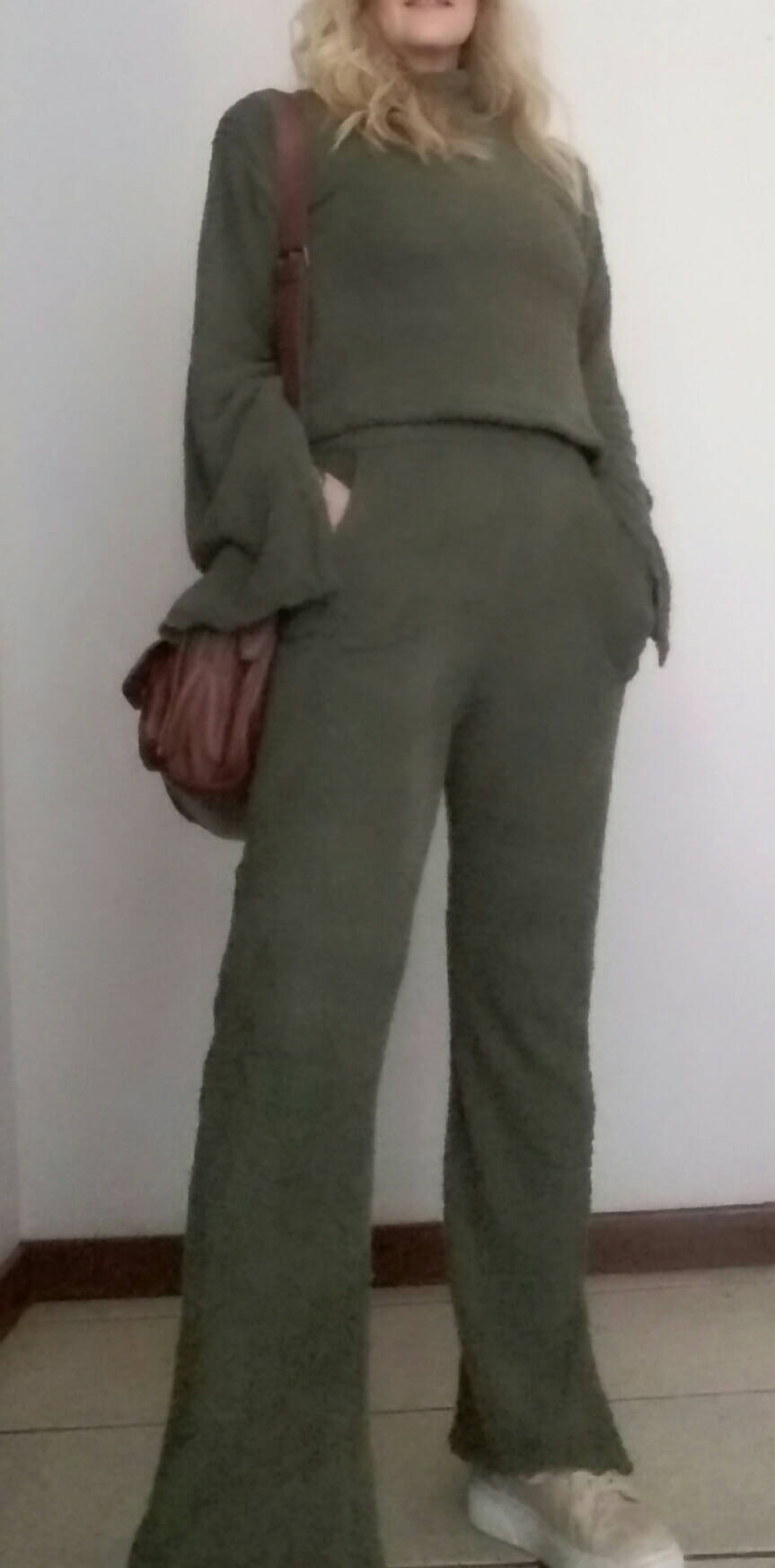 Image of Olive Green Lounge Suit