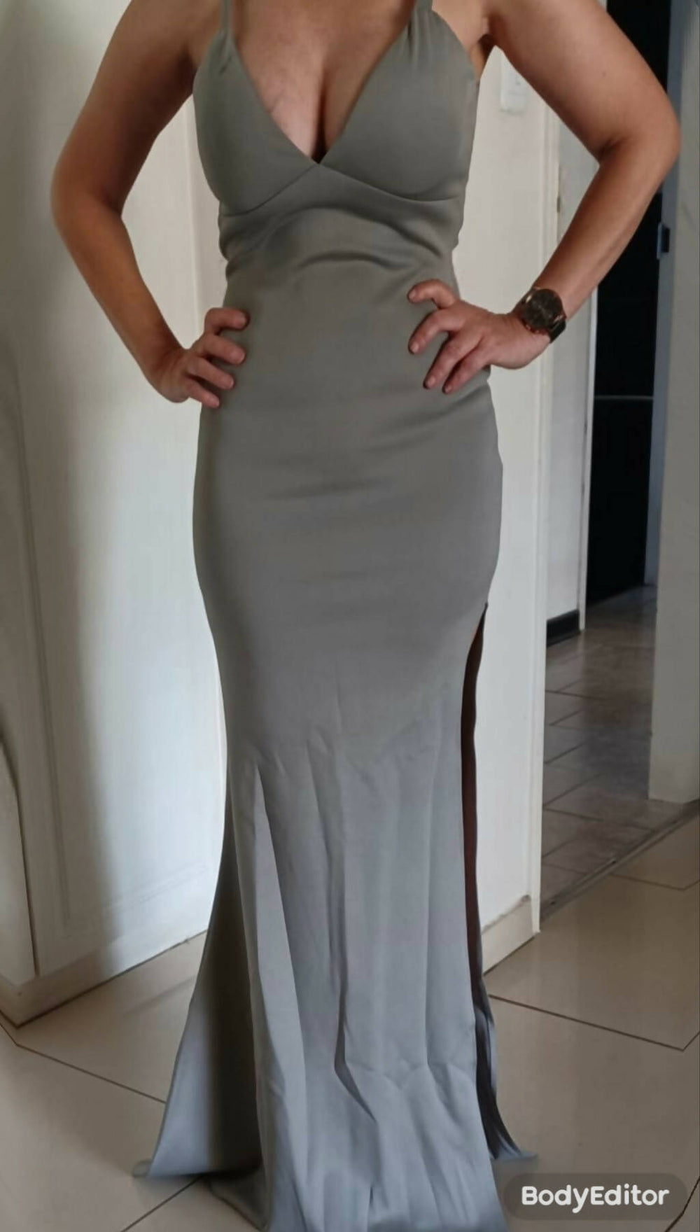 Image of Long Grey dress