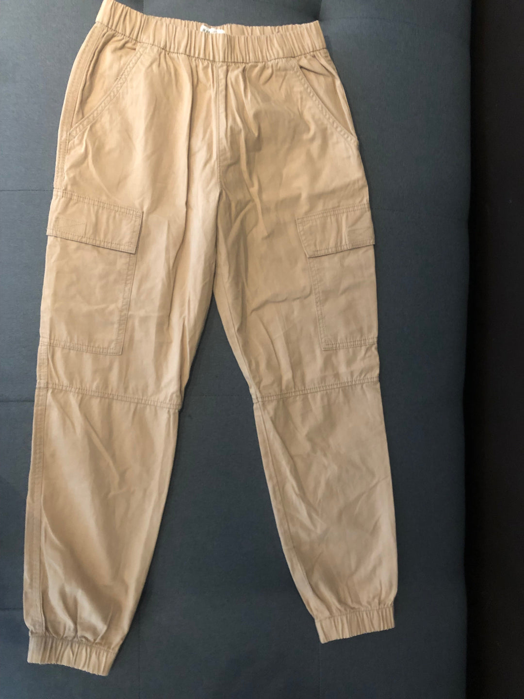 Image of Beige Cuffed Pants, Tweens 