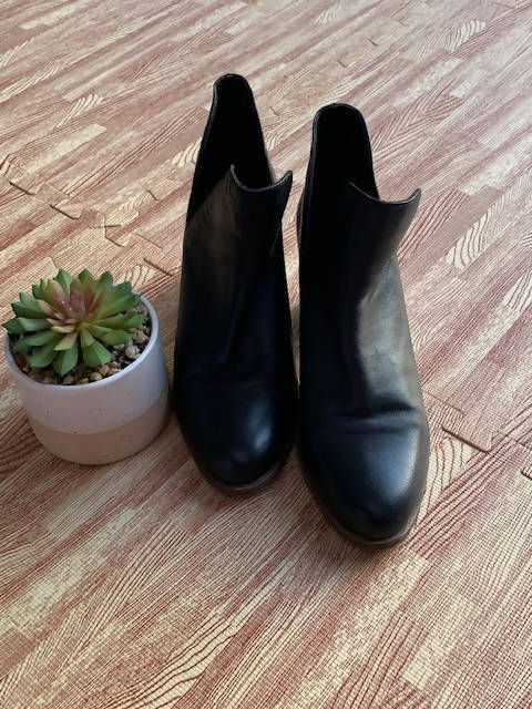 Image of Leather Slip On Boot