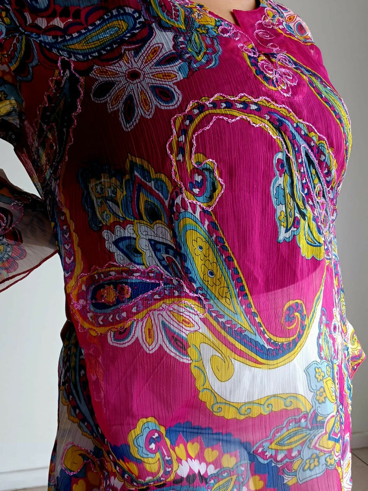 Pink Beach Throw-Over