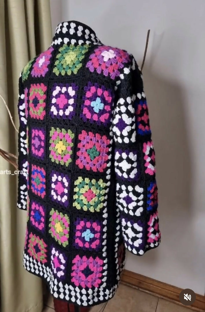 Granny square cardigan