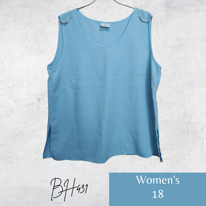 Women's Sleeveless Blouse (Plus Size / Curvy)