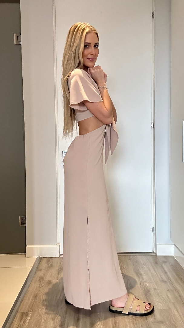 Shein Nude Maxi Dress