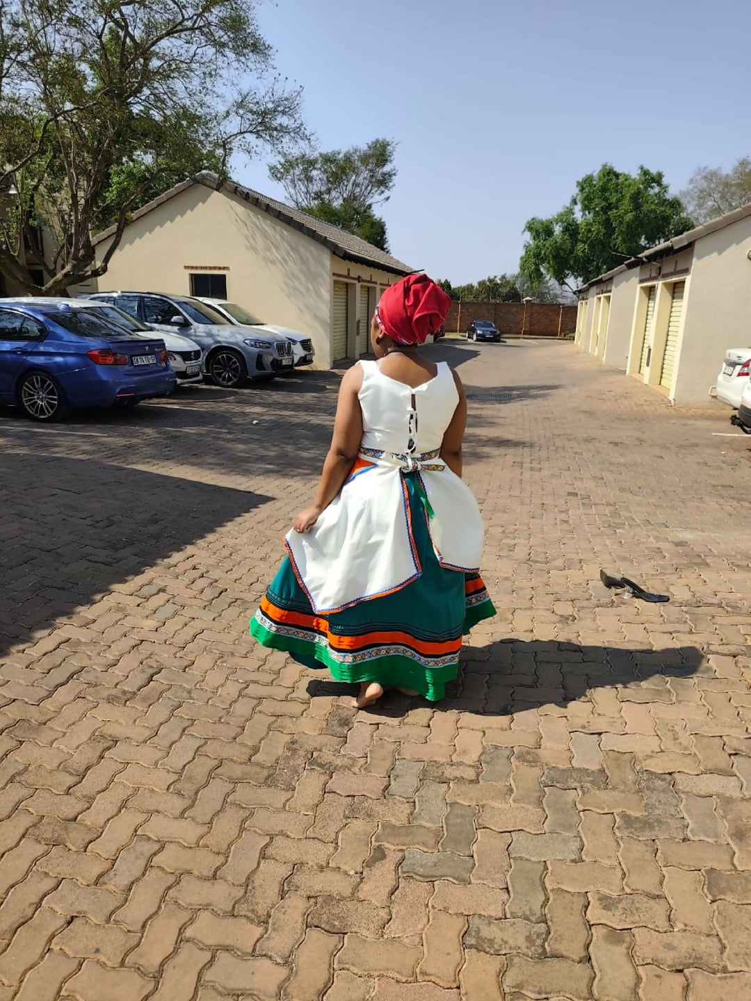 Xhosa Inspired Outfit (Skirt, Top And Doek)
