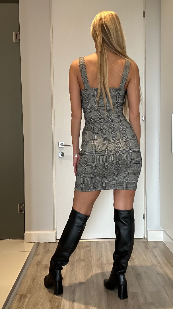 Blake Grey Mini Dress