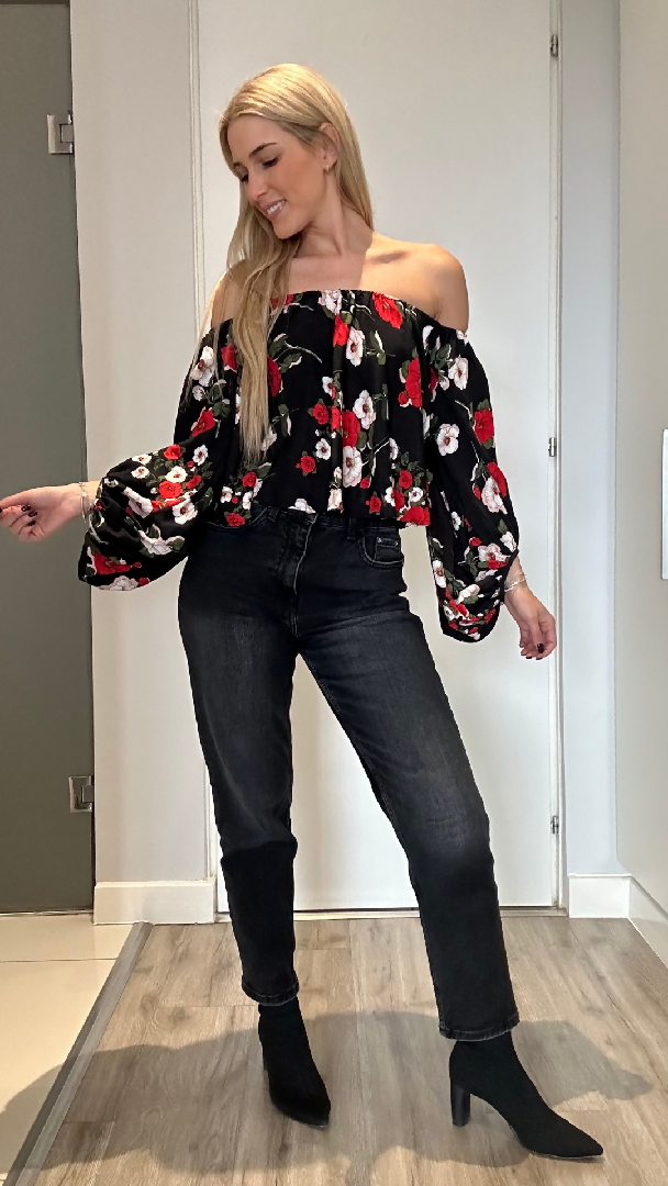 Floral Off Shoulder Top