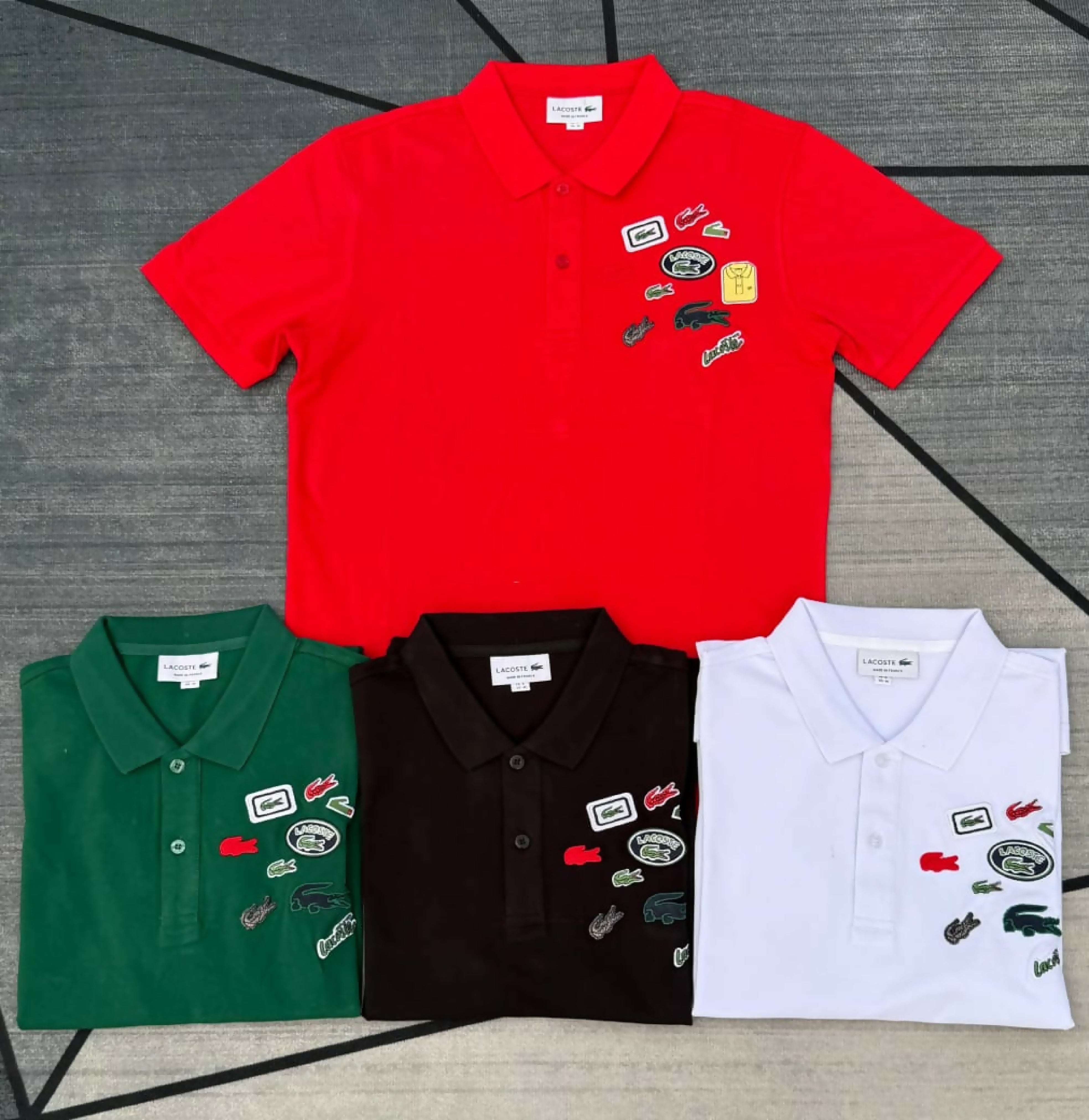 Lacoste Multi Logo Golf T's – WISI-Oi