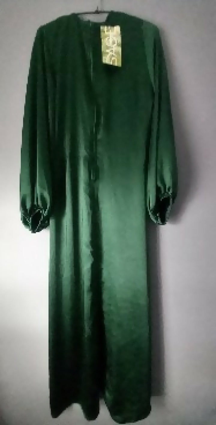 YDE Emerald Satin Dress