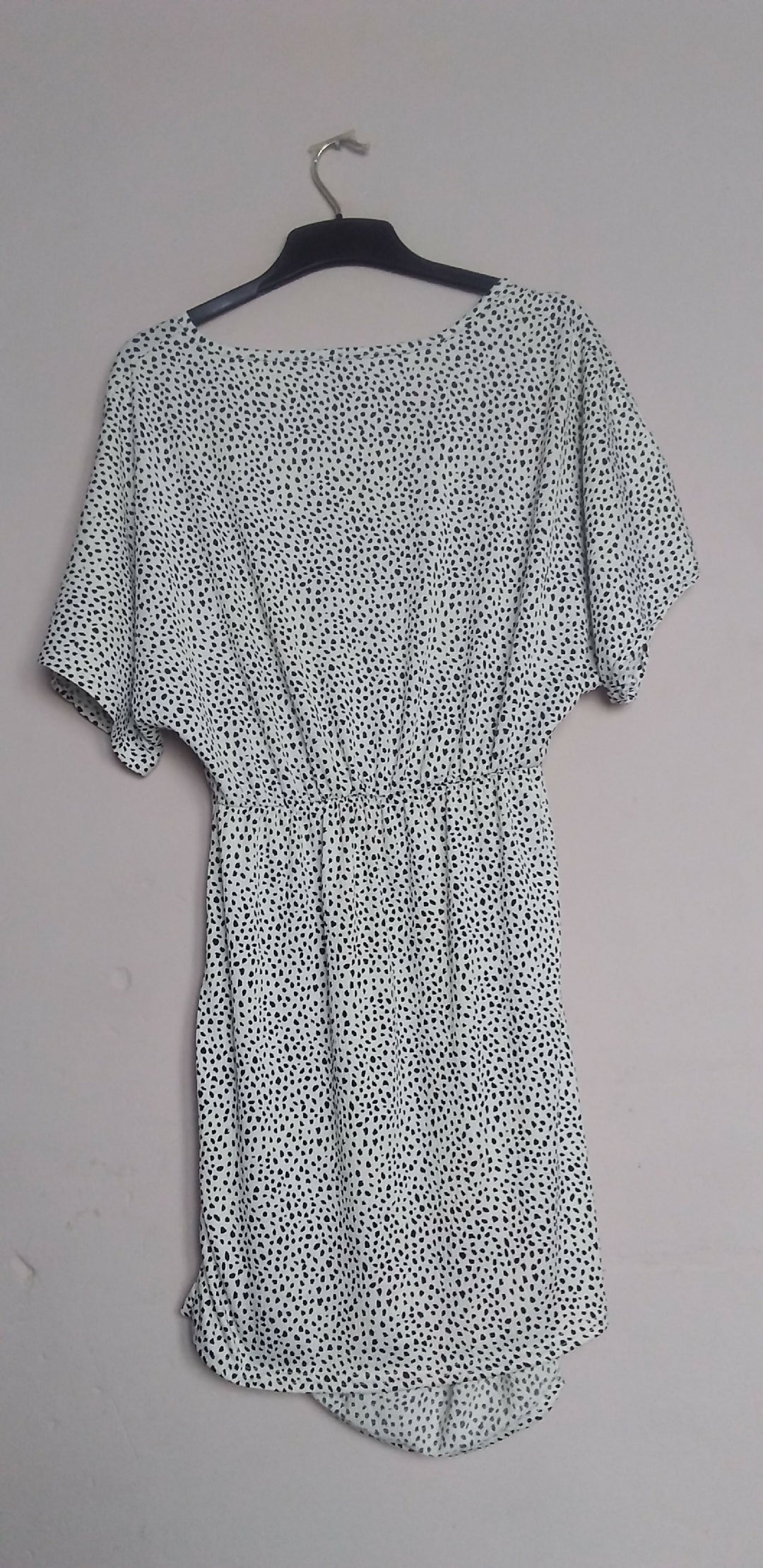 White Polka Dress