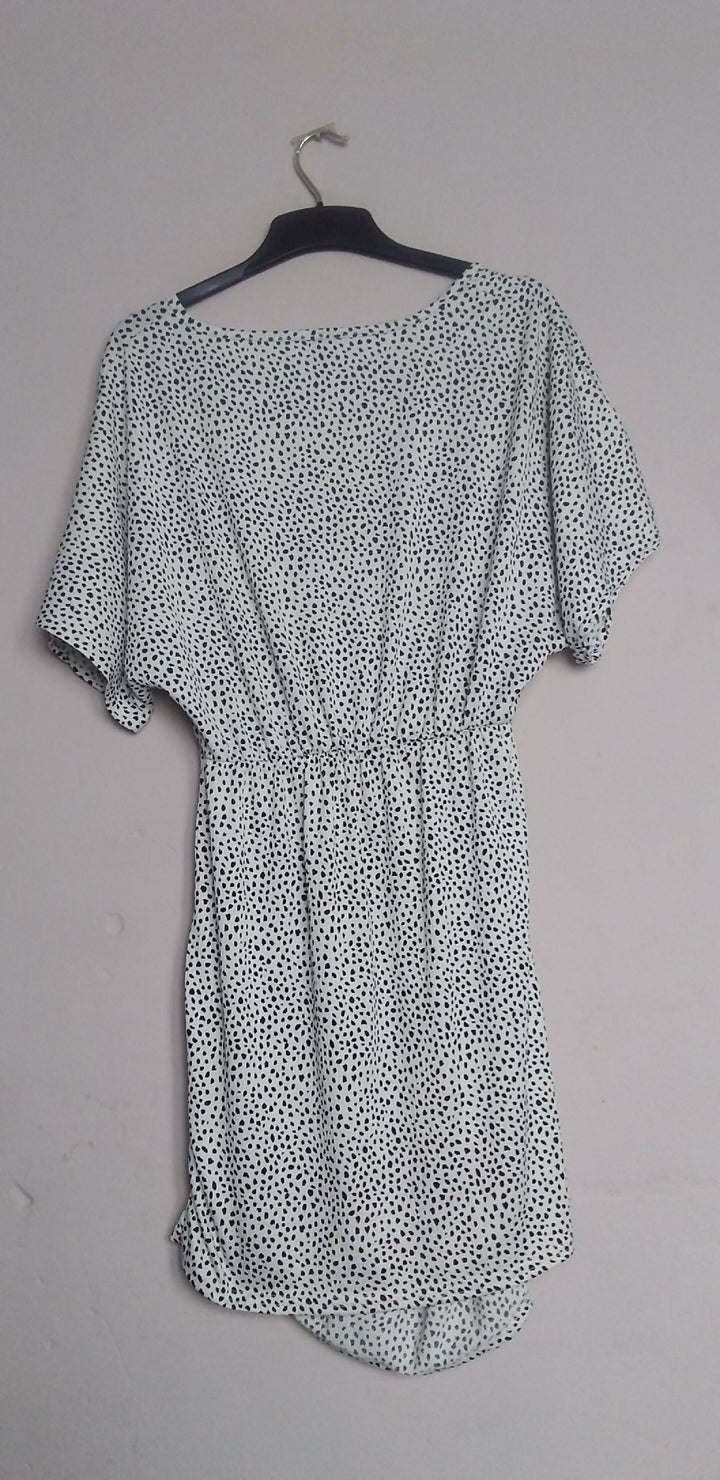 White Polka Dress