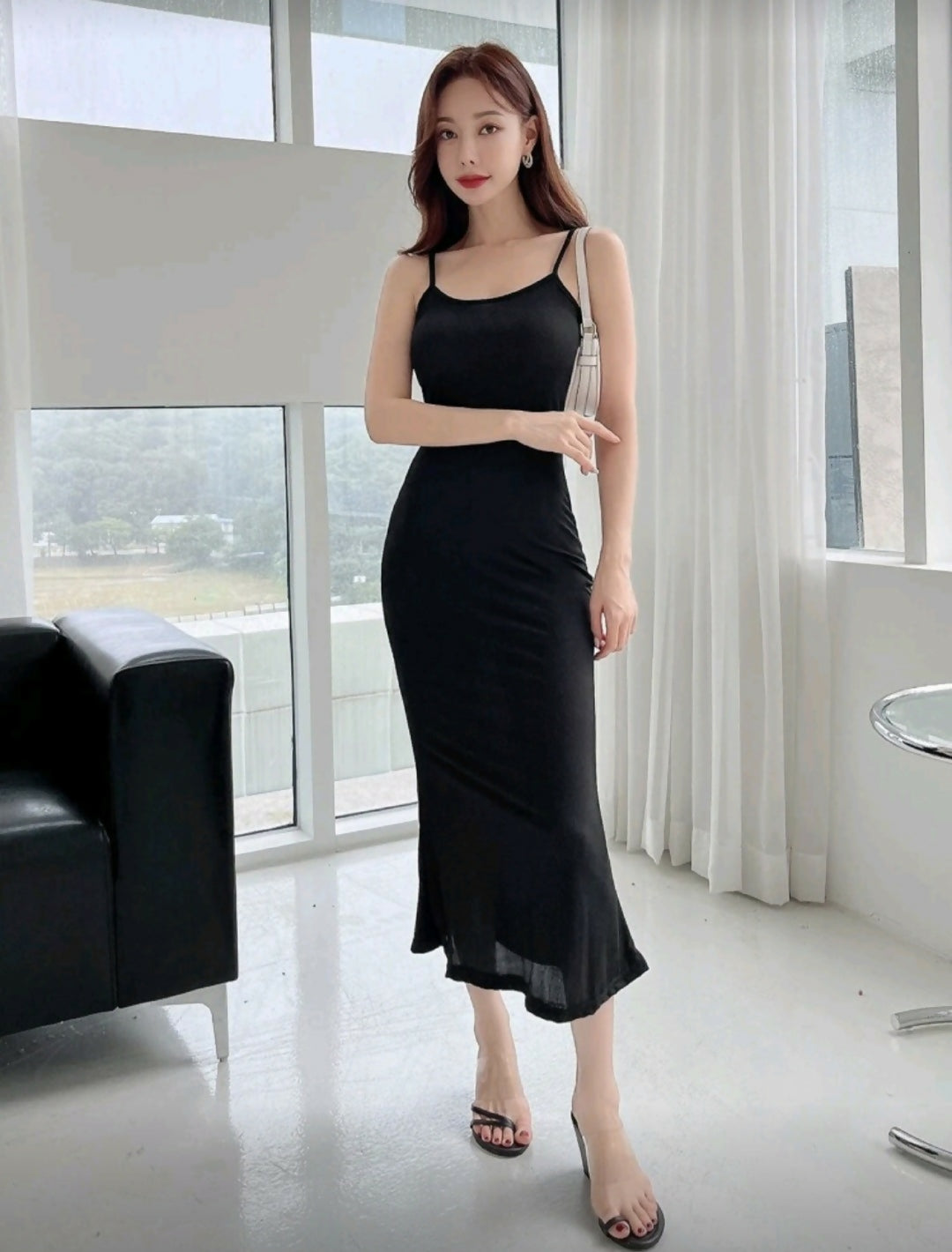 Minimalist Smart casual Cami Dress
