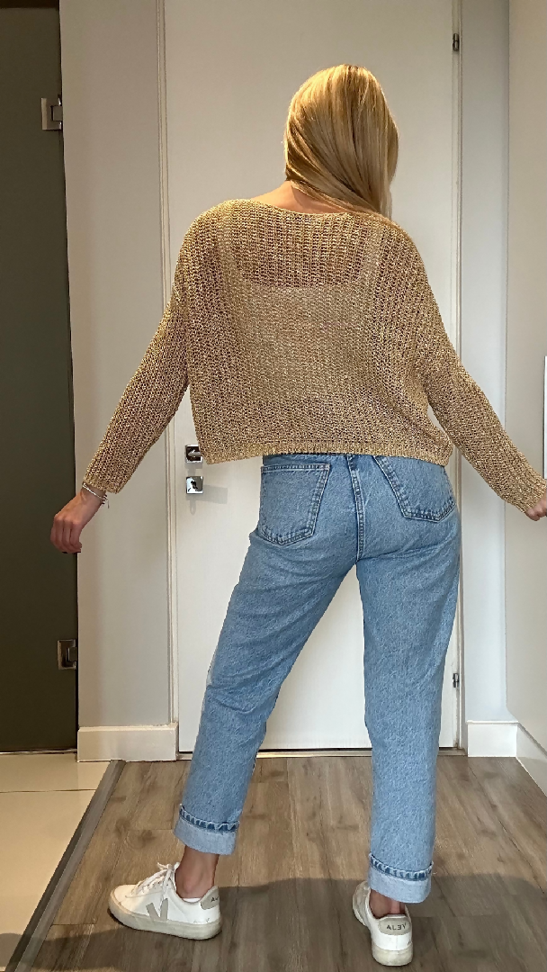 Zara Gold Sweater