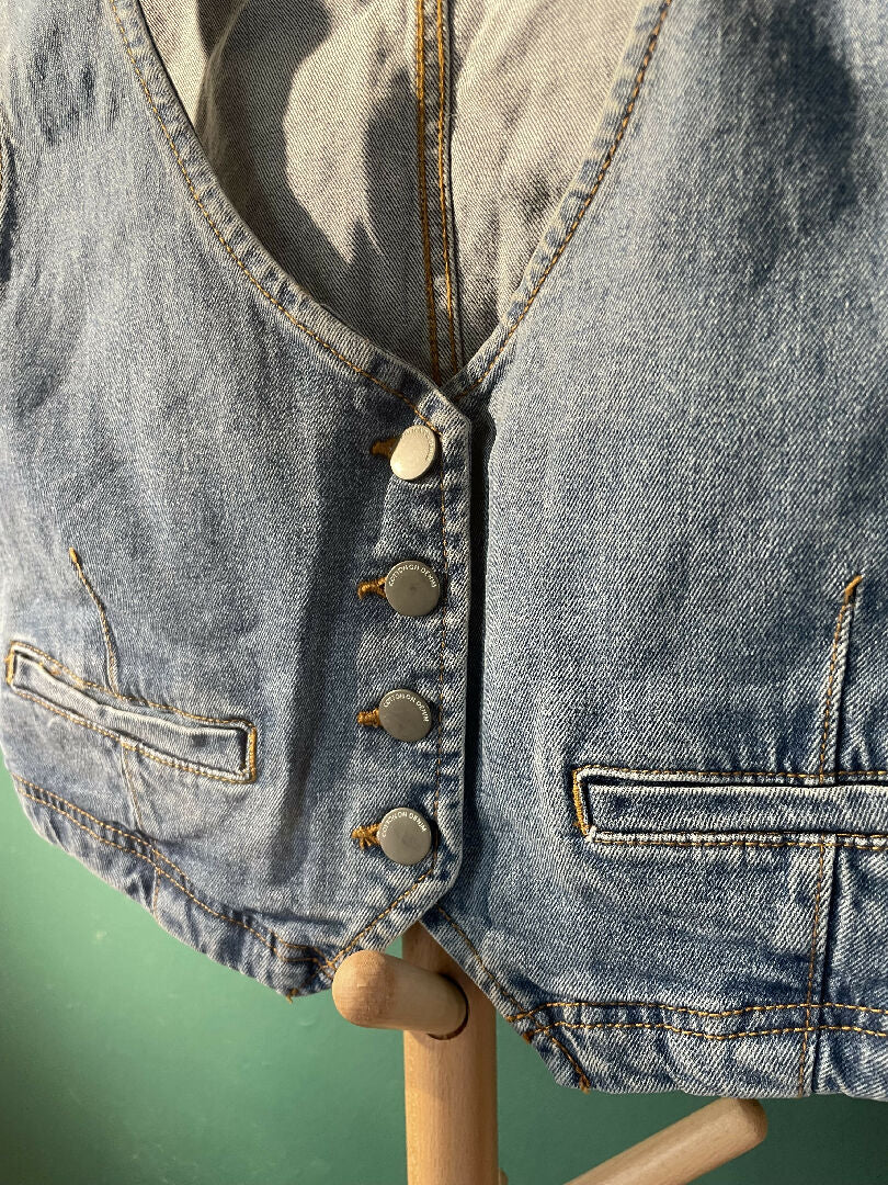 Small denim waist coat