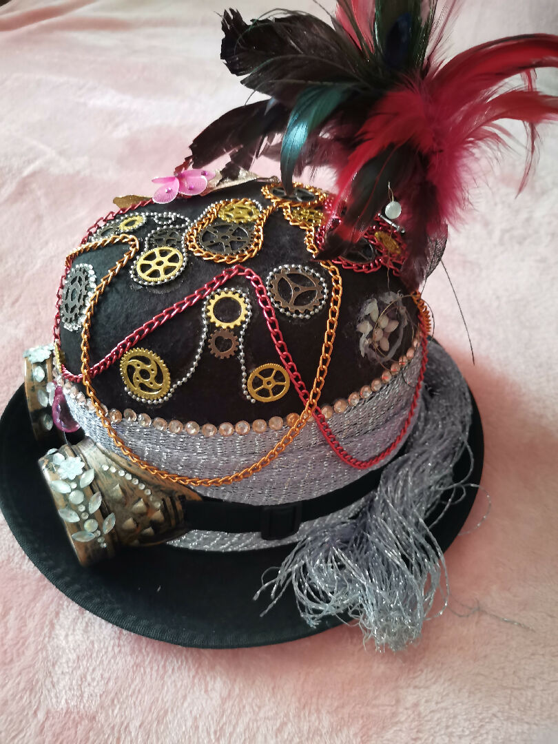 Detailed steampunk hat