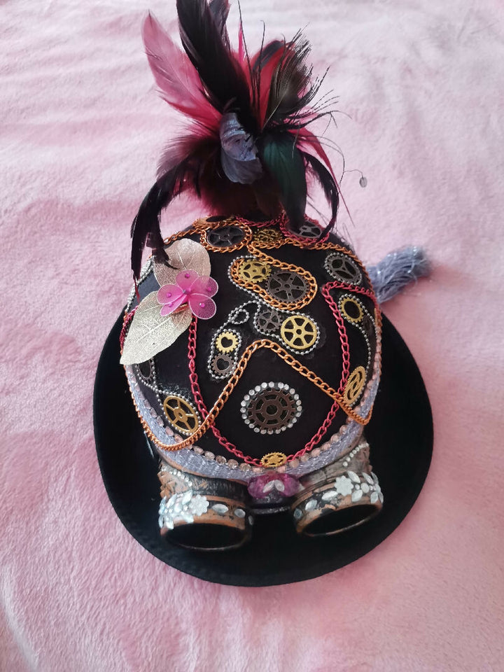 Detailed steampunk hat