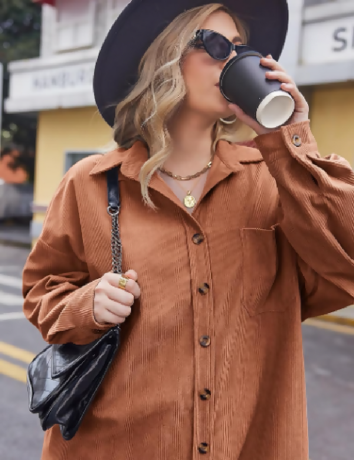 SHEIN Curduroy Shirt