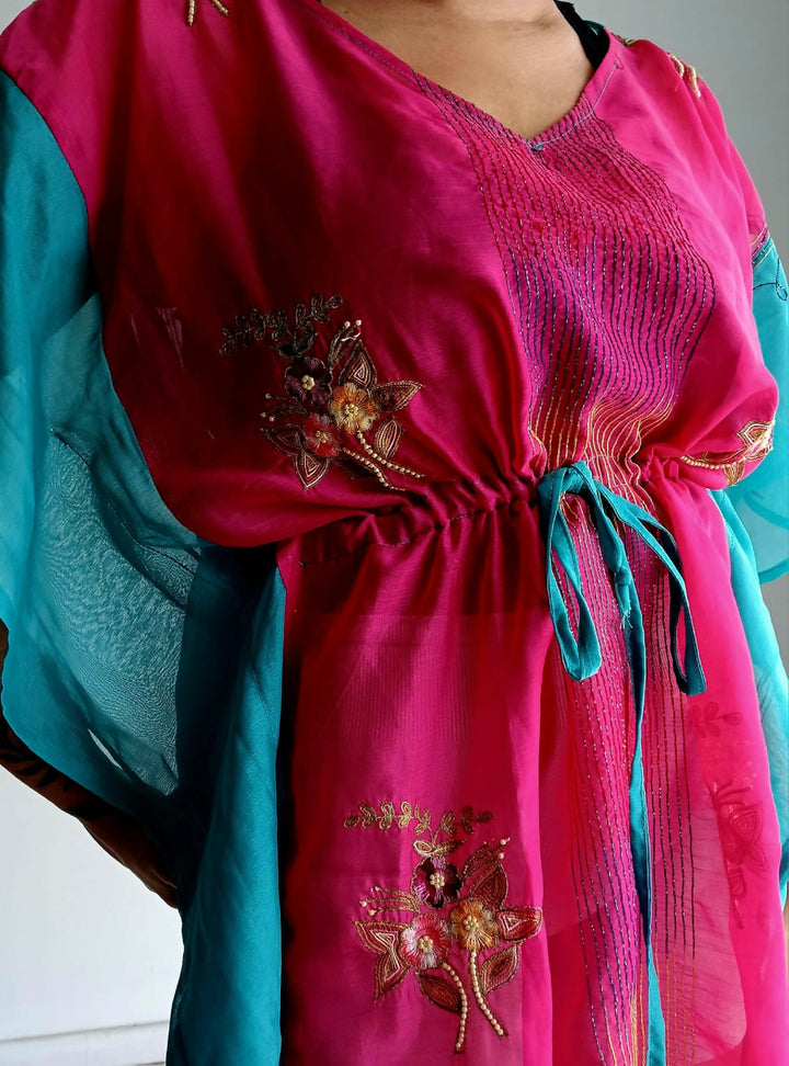 Lightweight Drawstring Beach Cover-Up