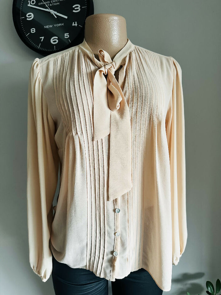 Woolworths Studio W Tie Front Button Blouse