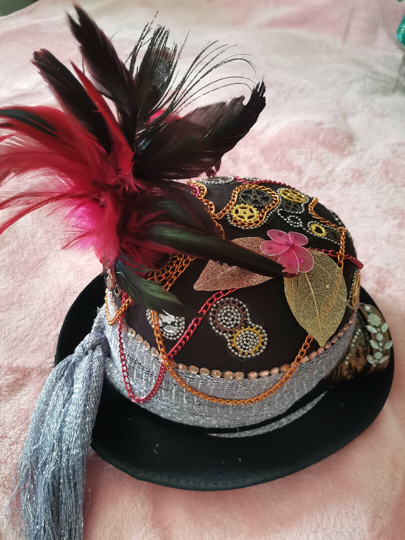 Detailed steampunk hat