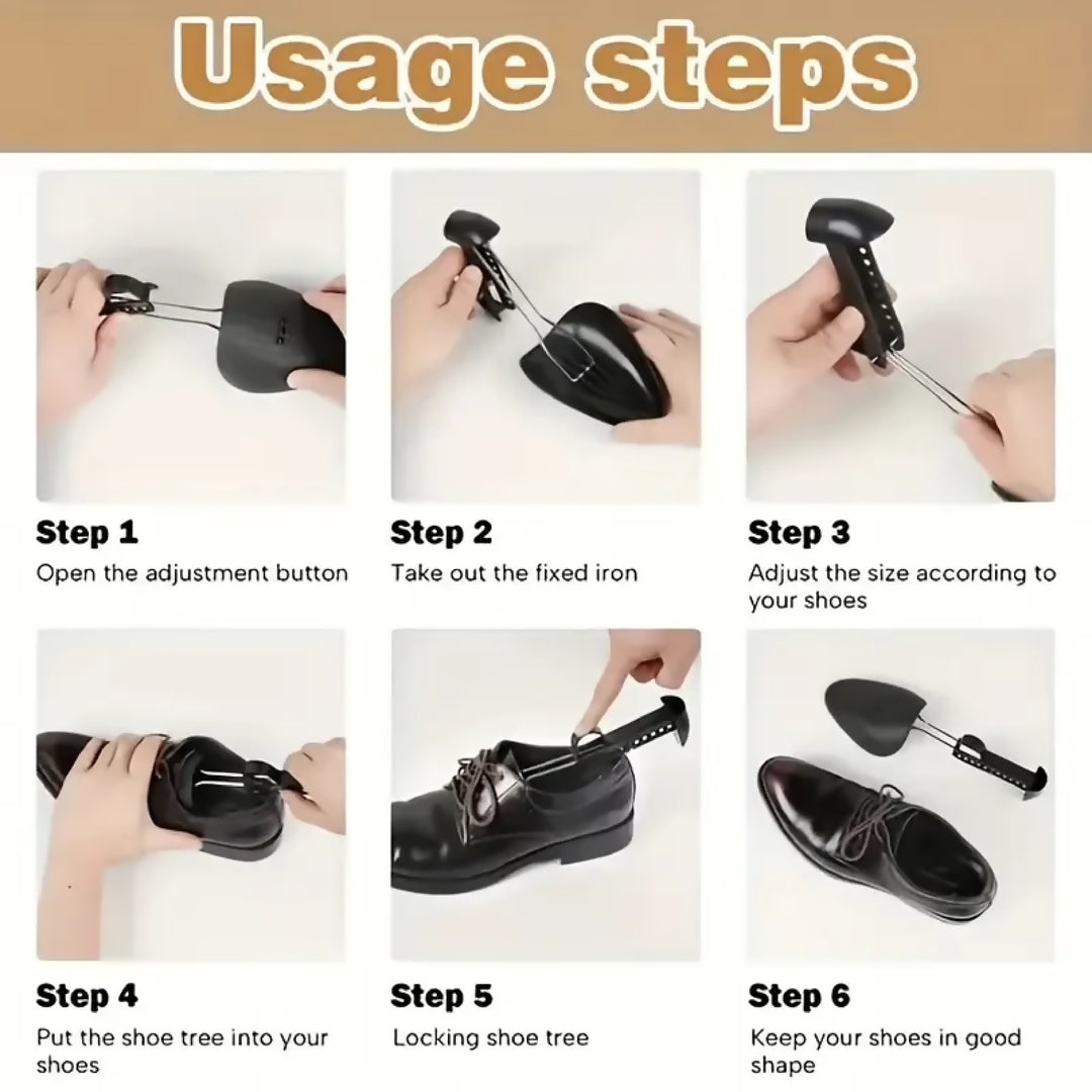 How to use a shoe tree - adjustable