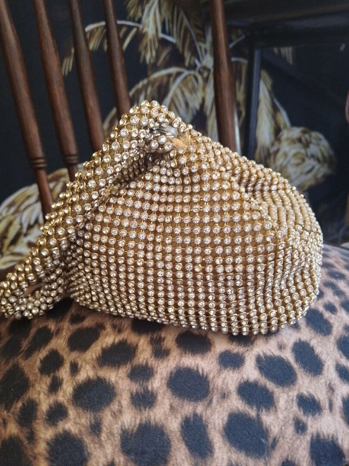 Gold and Diamante evening bag.