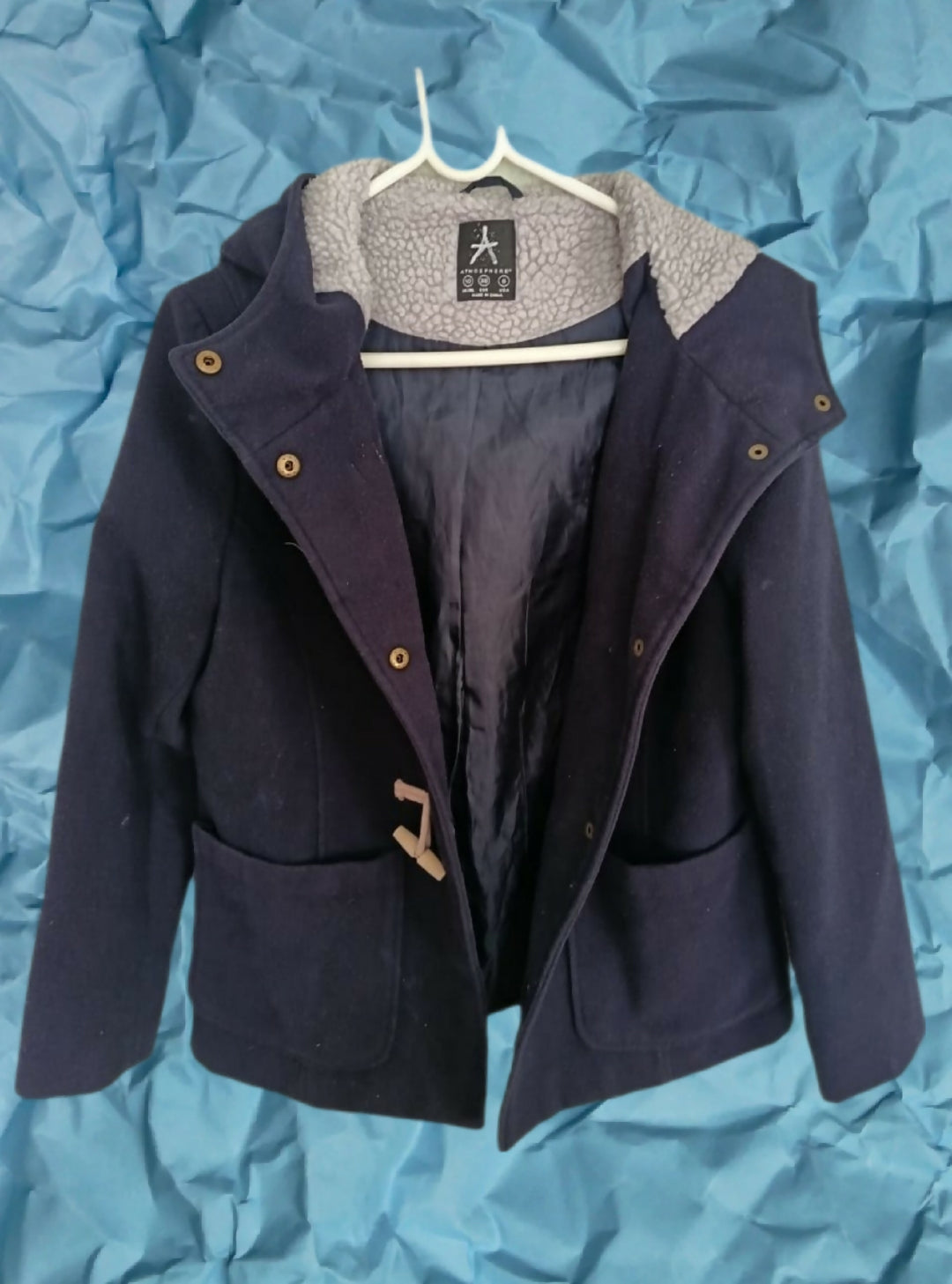 Ladies Navy Blue Atmosphere Winter Jacket