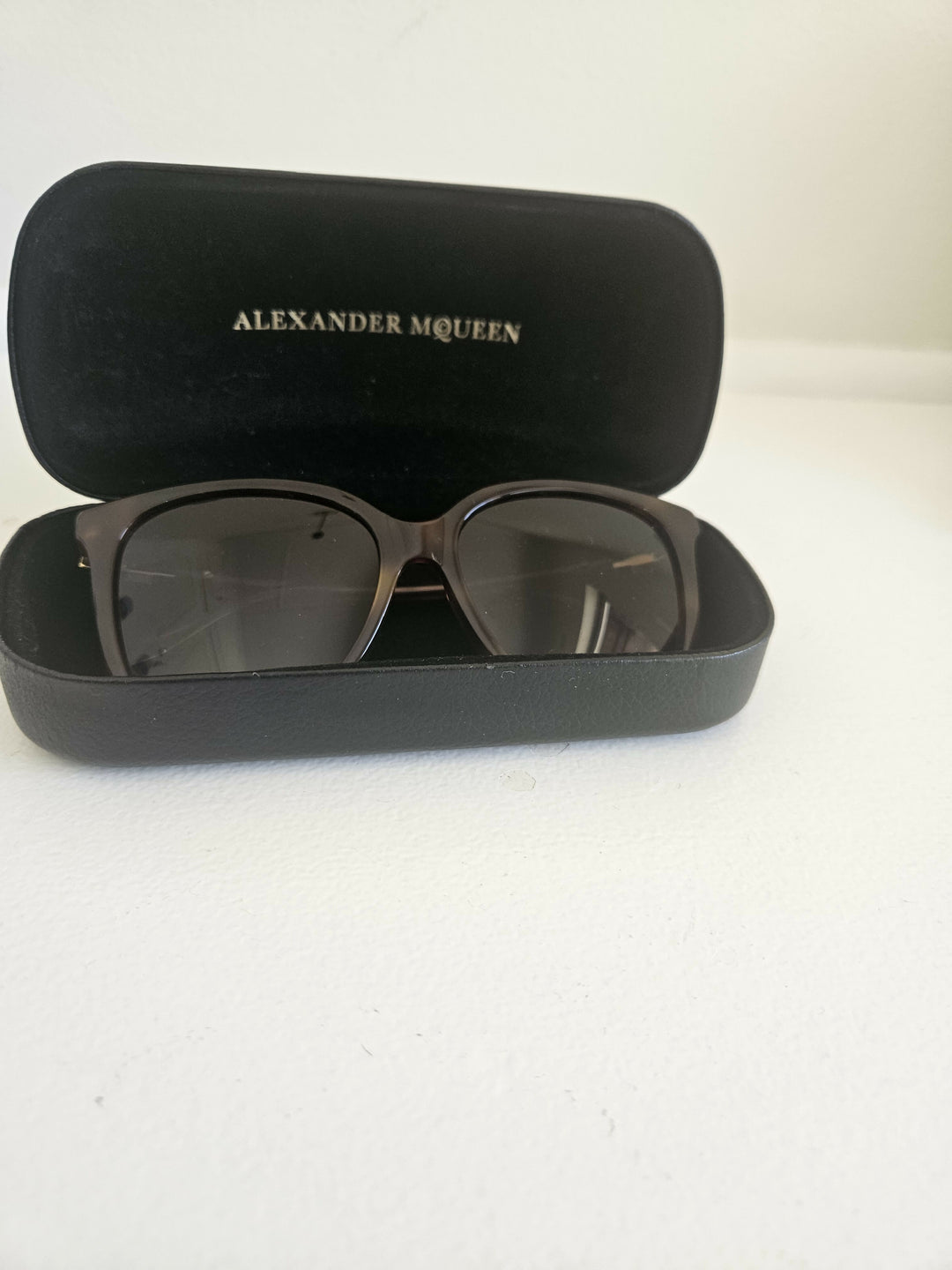 Alexander McQueen Acetate Skull-Embellished Cat-Eye Sunglasses