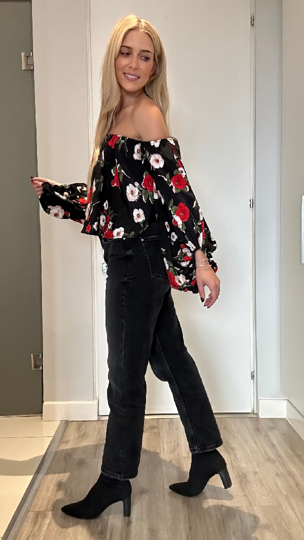 Floral Off Shoulder Top