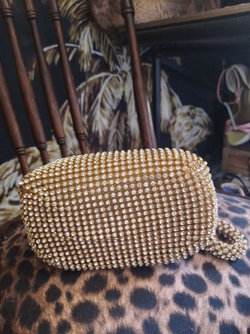 Gold and Diamante evening bag.