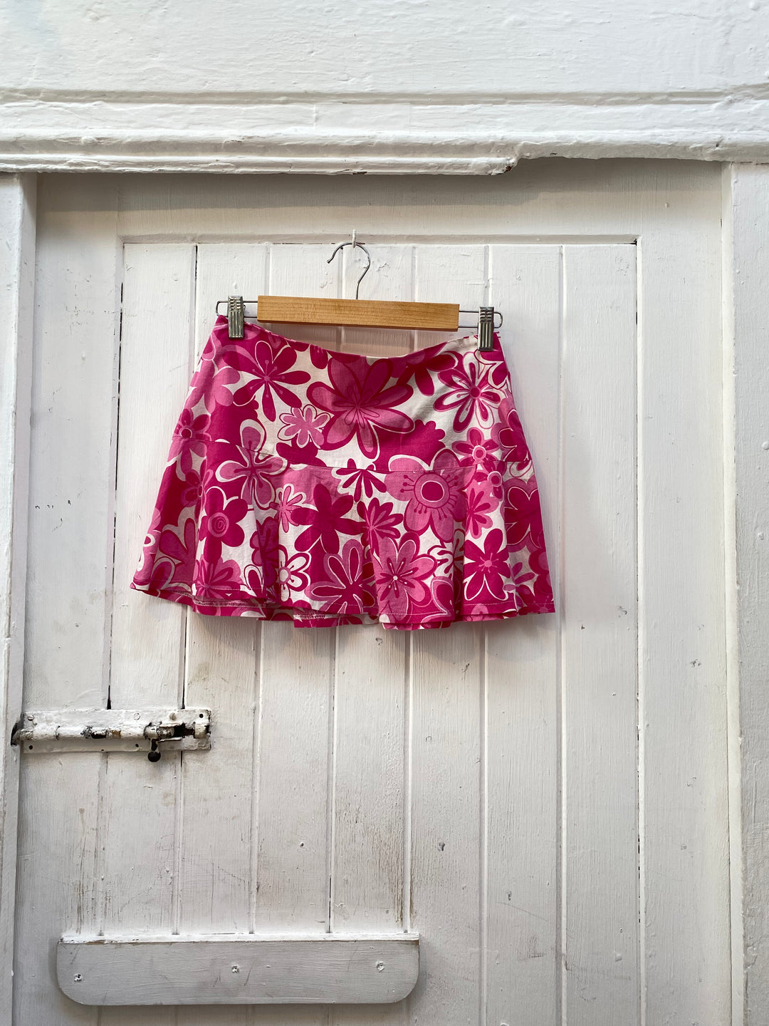 Pink floral Skirt