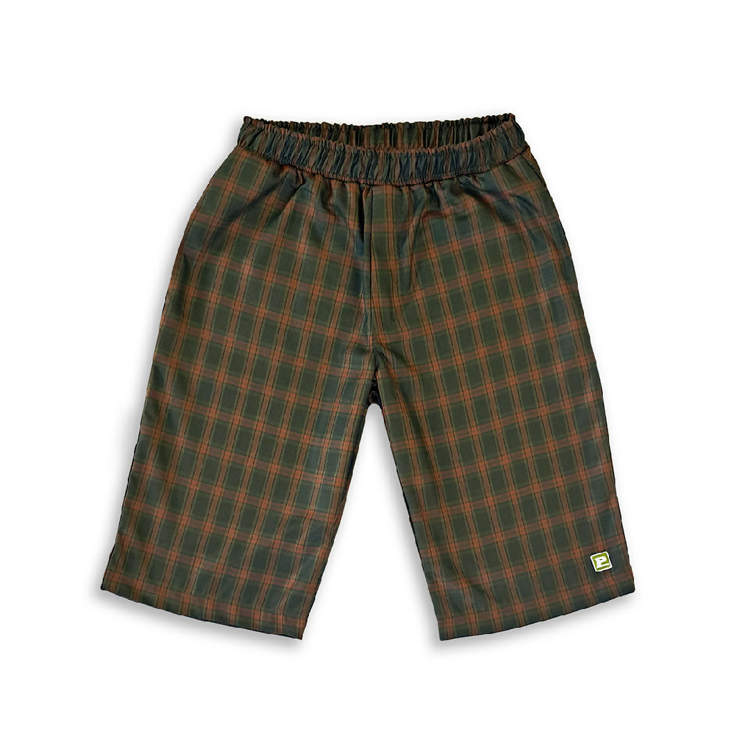 Green Check Shorts