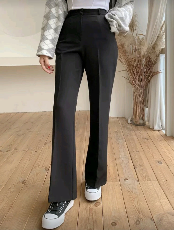 Classic Flare Leg Suit Pants