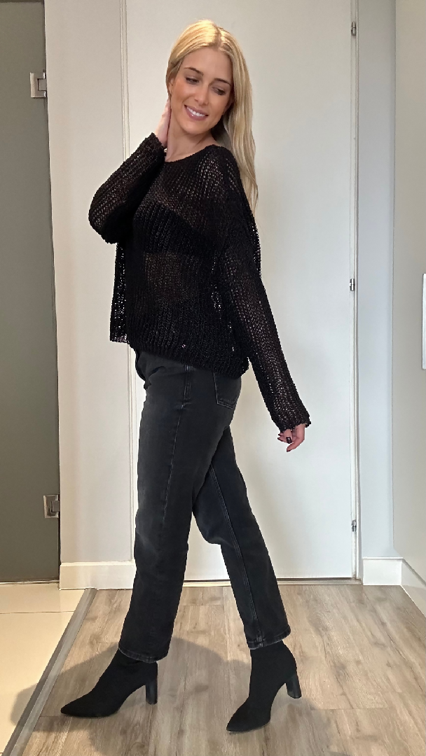 Zara Black Sweater