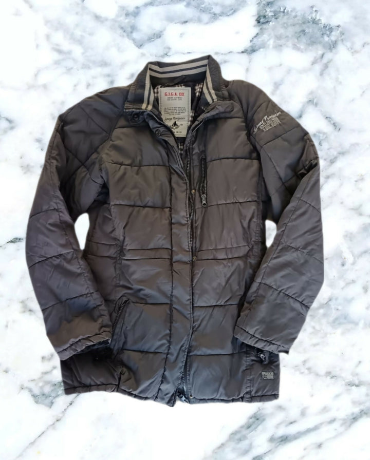 Men's Grey Puffer Jacket